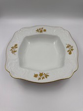 Rosenthal Classic Rose Sanssouci Goldrose Beilagenschüssel Salat schüssel Eckig