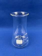 Erlenmeyerkolben 200 mL weithals Bördelrand Schott Duran Laborglas Laborzubehör