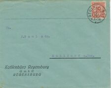 DEUTSCHES REICH 1923 10 Millionen EF auf Pra.-Brief Nachverwendung Bayern