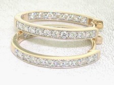 Ohrringe Creolen 585 Gelbgold