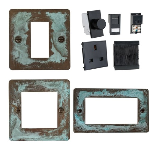 Flat plate grünspan - plate, euro