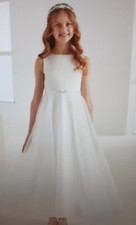 Kommunionkleid mit Bolero von "Brautkontor" ivory creme Gr. 146