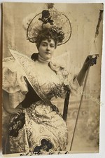 AK Dame Frau Foto 1902 Kleid Kostüm Jugendstil
