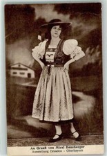 39420425 - Mirzi Bensberger Ausstellung Dresden Trachten Bayern