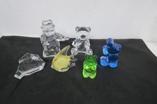 6 Glas  Figuren - Schneemann -