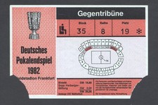 1982 --- FINALE DFB-Pokal  --- Bayern München - 1. FC Nürnberg --- Ticket