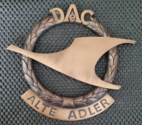 Plakette alte adler - "alte, daec"