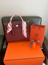 Hermes Herbag Zip 31 Rouge H