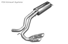  Sportauspuff Sidepipe VW Bora 1J inkl. Variant 2x70mm rund scharf gerade