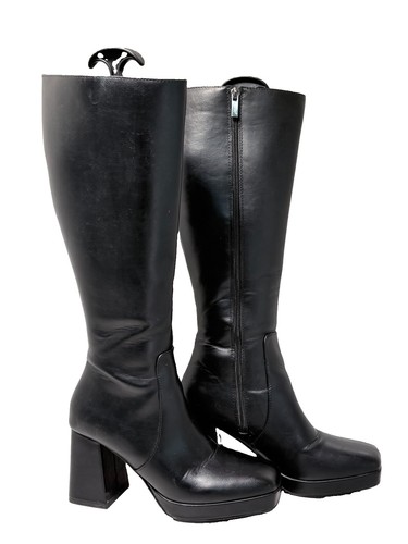 Schwarze stiefel knielang - stiefel,