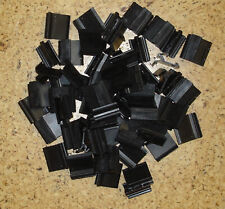 62 Stck. Schüco 203102 Glasleistenhalter Schwarz