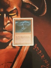 Lightning Bolt Fwb german Revised EX Magic MTG