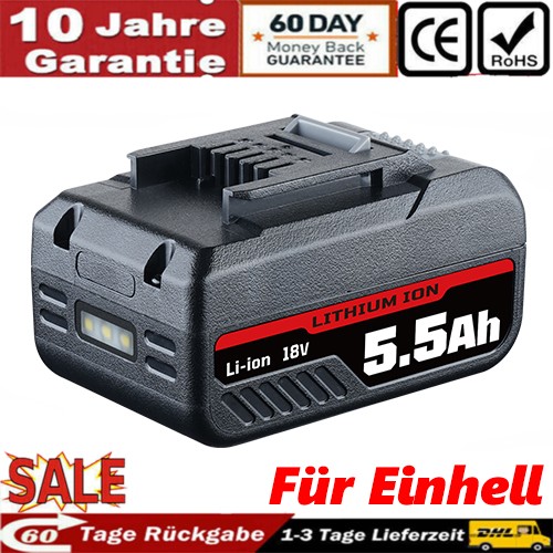 5ah akku für - einhell, 18v