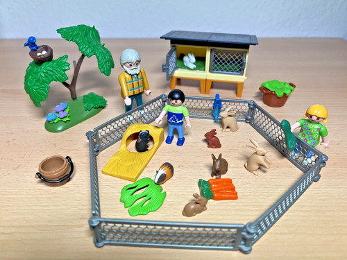 Playmobil mit opa garten - mit, im