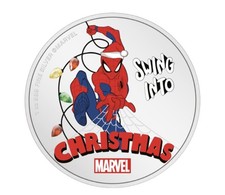 Silberműnze  Niue 2024 Marvel Season Greetings 1 Oz PP Neu Komplett