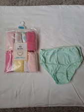 Mädchen Slip Neu 10 Stück 104