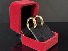 Medusa Creolen 585 Gelbgold