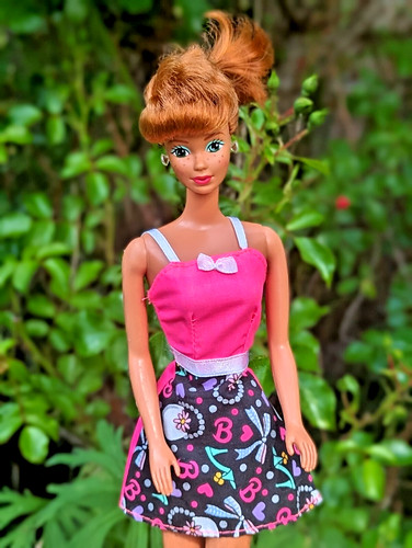 Doll vintage barbie pink - doll,