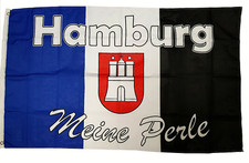Hamburg meine Perle Flagge