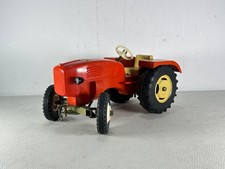 Steiff Holz Traktor Trecker 60er Jahre rot