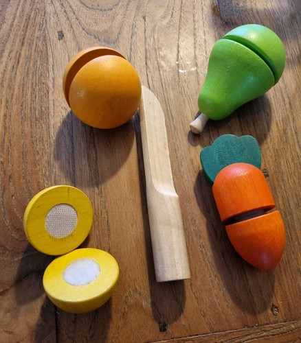 Obst gemüse holzspielzeug - gemüse, mit