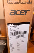Laptop Acer Swift 3 SF 314-52-36JE, Farbe silber