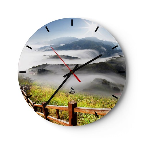Modern wanduhr 40x40cm - wanduhr, analog