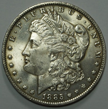 Morgan Dollar 1885 O USA 900er Silber Münze, vz