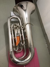 Besson Sovereign Bb Bass Tuba 3-Ventile Silber 