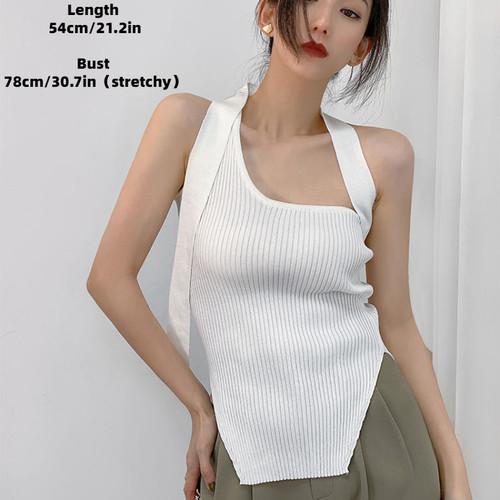 Damen gestrickt weste clubwear - gestrickt,