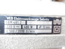 Orig. DDR ! Smalcalda Schlagbohrmaschine SBM 480/2 VEB Elektrowerkzeuge Sebnitz