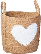 Korb heart braun - korb,