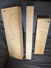 Violine 4/4 Tonholz Ahorn Boden Zargen Hals Set über  11 Jahre alt Geige A218