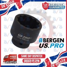 46 MM 3/4 ZOLL ANTRIEB 12 PUNKT EINZEL CR-MO METRISCH SCHLAGSCHRAUBER SECHSKANT STECKSCHLÜSSEL LANGE REICHWEITE