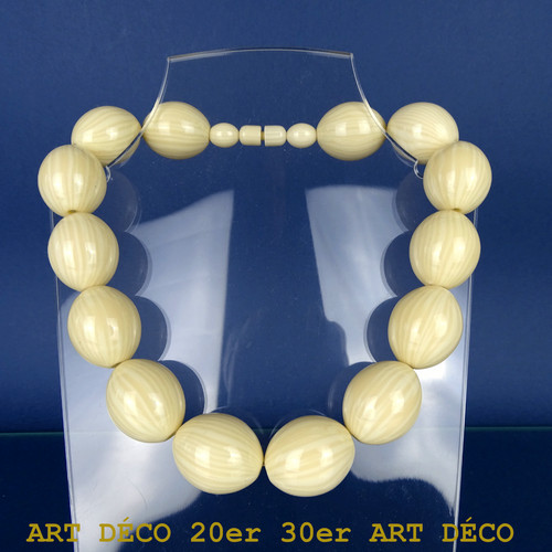 Art deco zelluloid halskette - art,