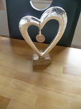 Boltze Home Herz auf Holz Höhe: ca. 24 cm NEU