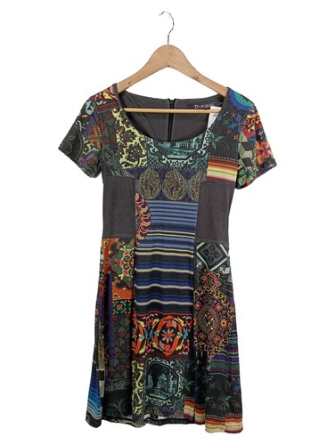Desigual damen kleid patchwork - desigual,