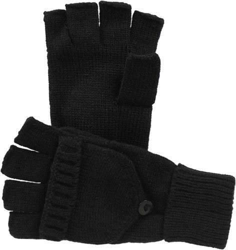Handschuhe mit klappe uni - klappe,