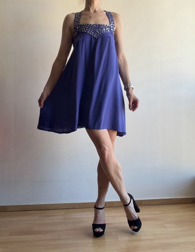 Sommerliches kleid lila - kleid,