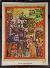 Wandkarte Rollbild 1476