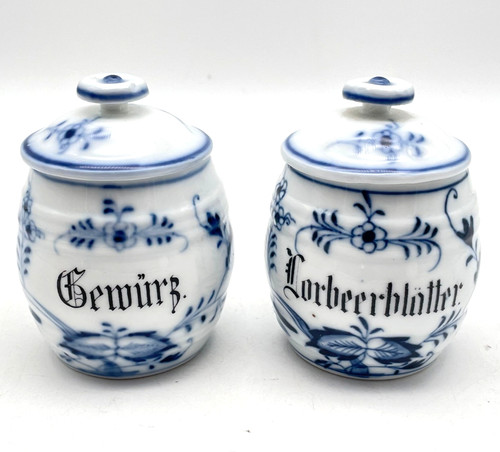 Deckeldose zweibelmuster - 2x,