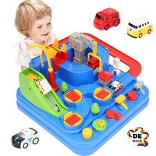 Spielzeug  Autorennbahn Abenteuer Auto Kinder Set 6 Tasten Fahrzeugführung DHL