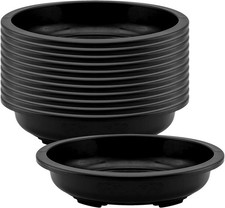 KEILEOHO 12 Stück Oval Bonsaischale Kunststoff, 38 x 29 x 9 cm Ovaler Blumentopf