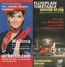 [m21] Flugplan / Timetable - Flughafen / Airport Erfurt - Winter - 2007 / 2008