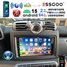 Für Smart Fortwo 451 2005-2010 Android15 Autoradio 64G Chat GPT GPS Navi CarPlay
