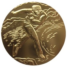 SIEGERMEDAILLE SAPPORO 1972 - EISSCHNELLLÄUFER - 1993 (Tombak)