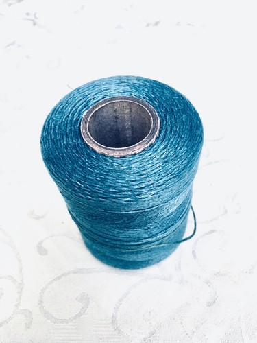 Leinengarn auf spule hellblau - auf, spule,