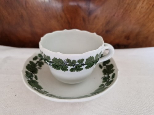 Meissen weinlaub moccatasse - weinlaub, 1