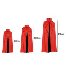 Halloween Hexe Vampir Umhang