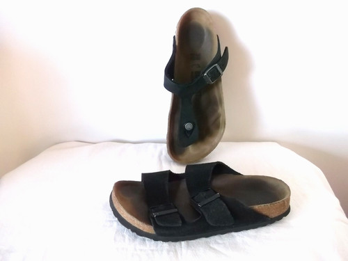 Paar schwarze birkenstock - 2,